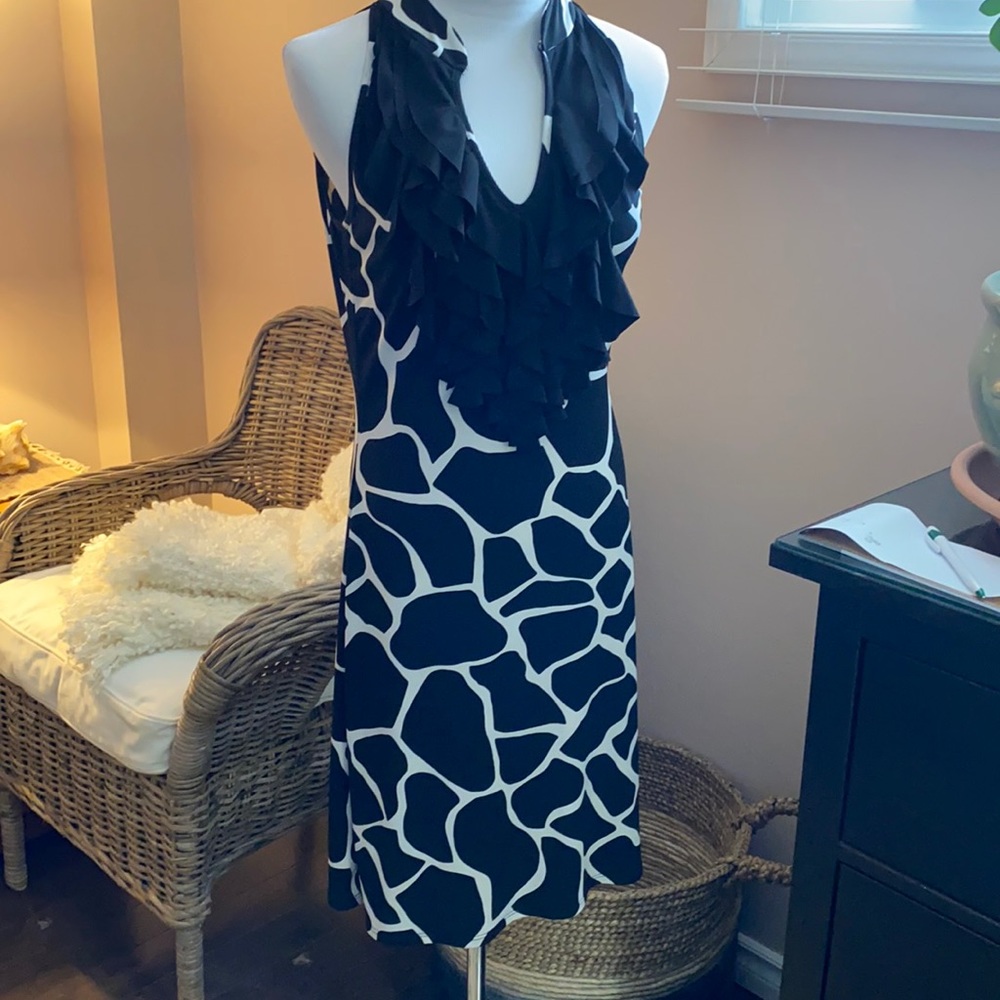 Black and white dress